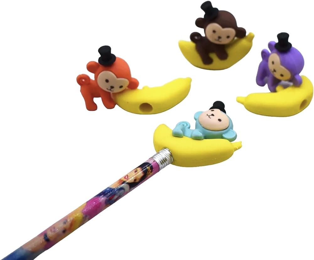 3D Cute Monkey Shape Eraser